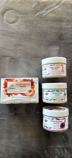 Dove Soap and body scrub $25 for all