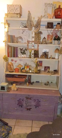 2 Drawer Chest With Shelves On Top