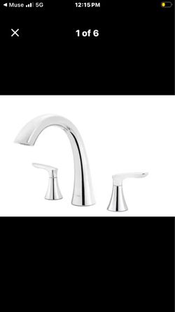 2-Handle Roman Tub Trim Polished Chrome