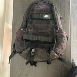Nike SB Skate Backpack – Black/Burgundy