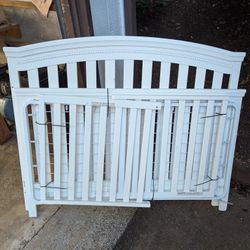 Baby Crib White 