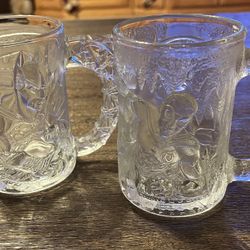 1995 McDonalds Batman Forever collectors glass mug cup 