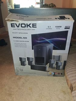 Evoke technology surround sound home theater system