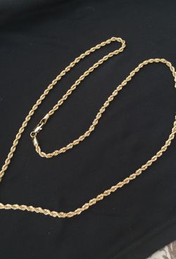 Gold filled 14k rope chain 3 mmmm