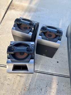 Sony Large Home Audio Speakers – Set of 3