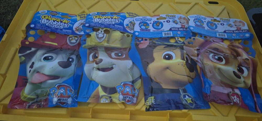 New Paw Patrol Bubbles