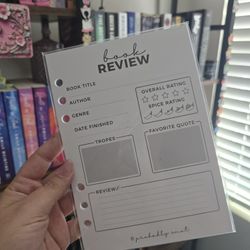 Book Review Sheets