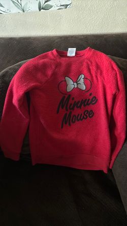 Minnie Mouse Red Crewneck Sweatshirt