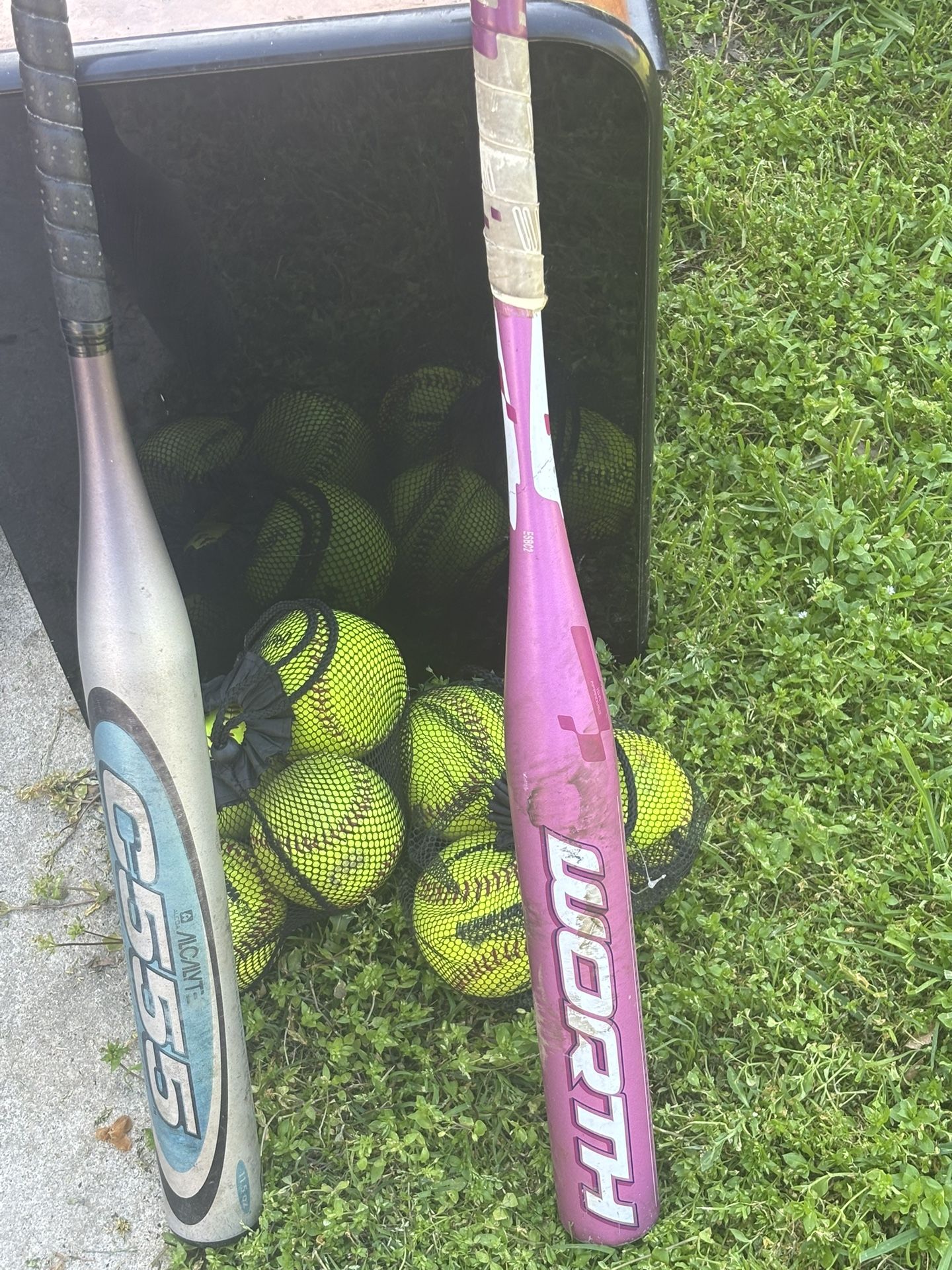 Softball Bats And Balls