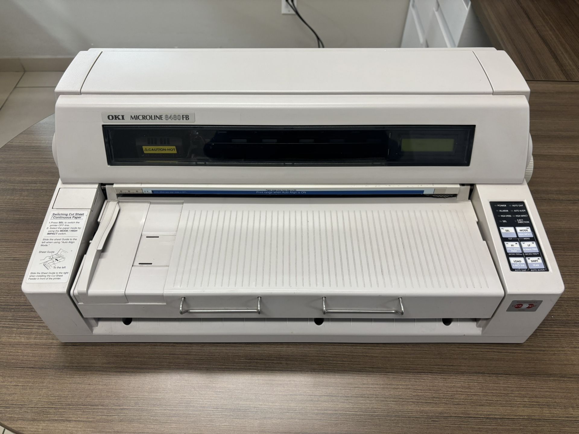 OKI Microline 8480FB Dot Matrix Printer 
