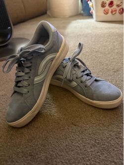 Ryka Womens Sneakers Size 5.5 Blue Gray Lace Up Casual Athletic Shoes