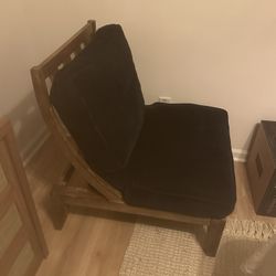 Dark Blue Accent Chair 