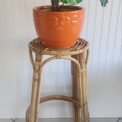 MCM Bamboo Stool Made In Hong Kong
