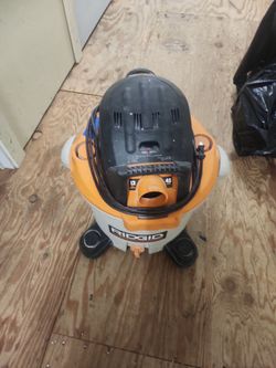Ridgid dry/wet vacuum