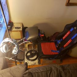 Steering Wheel shifter And Pedals For PS4 