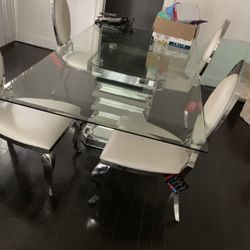Glass Table (no Chairs )