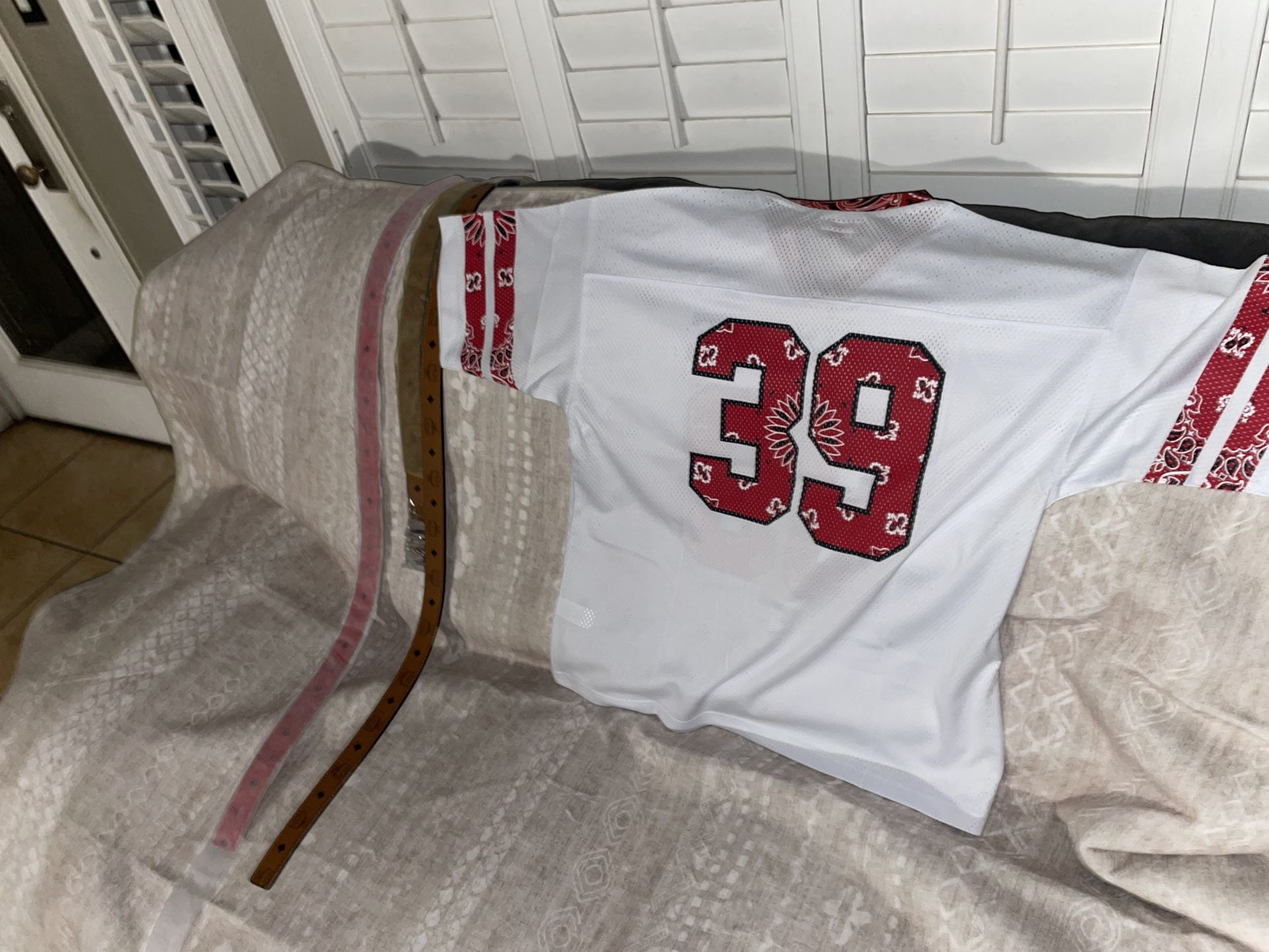 SUPREME Bandana Football Jersey”White” Supreme Bandana Football Jersey White | eBay