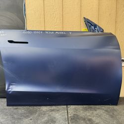 2020 2021 2022 2023 2024 TESLA MODEL Y RIGHT FRONT DOOR OEM USED 