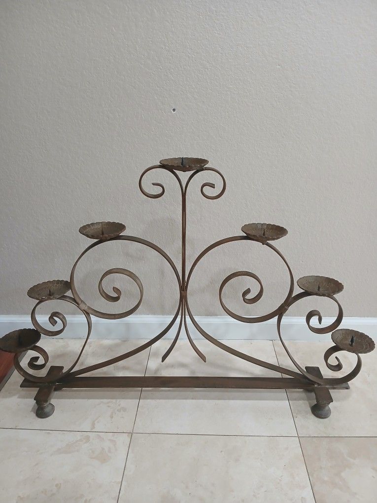 Beautiful Iron Candle Holder