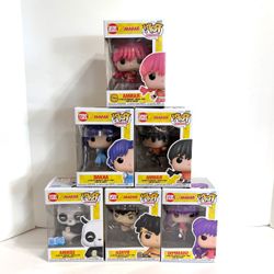 6pc Set Ranma 1/2 Funko Pops Common & Chase Anime Manga Japanese All Mint