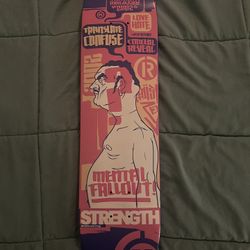 Dave Kinsey strength “Mental Fallout!” 2002 Skate Deck 