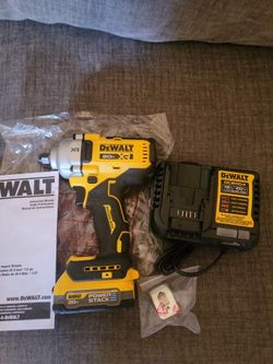 Dewalt Xr Impact Wrench Kit New