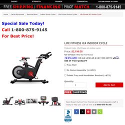 Life Fitness IC4 Indoor Cycle Bike 