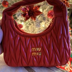 Small Red Miu Miu Bag! 