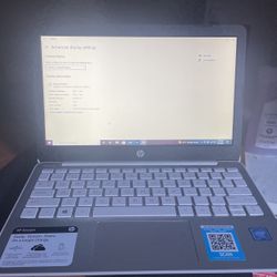 HP - Stream 11.6" Laptop - Intel Celeron - 4GB Memory - 64GB eMMC - Diamond White