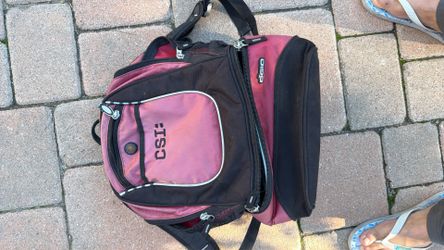 CSI Backpack With Cooler Insulated Zippered Pouch
