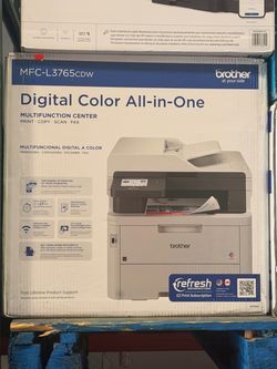 Brother MFC-L3765CDW Digital Color All-in-One Printer Brand New in Box