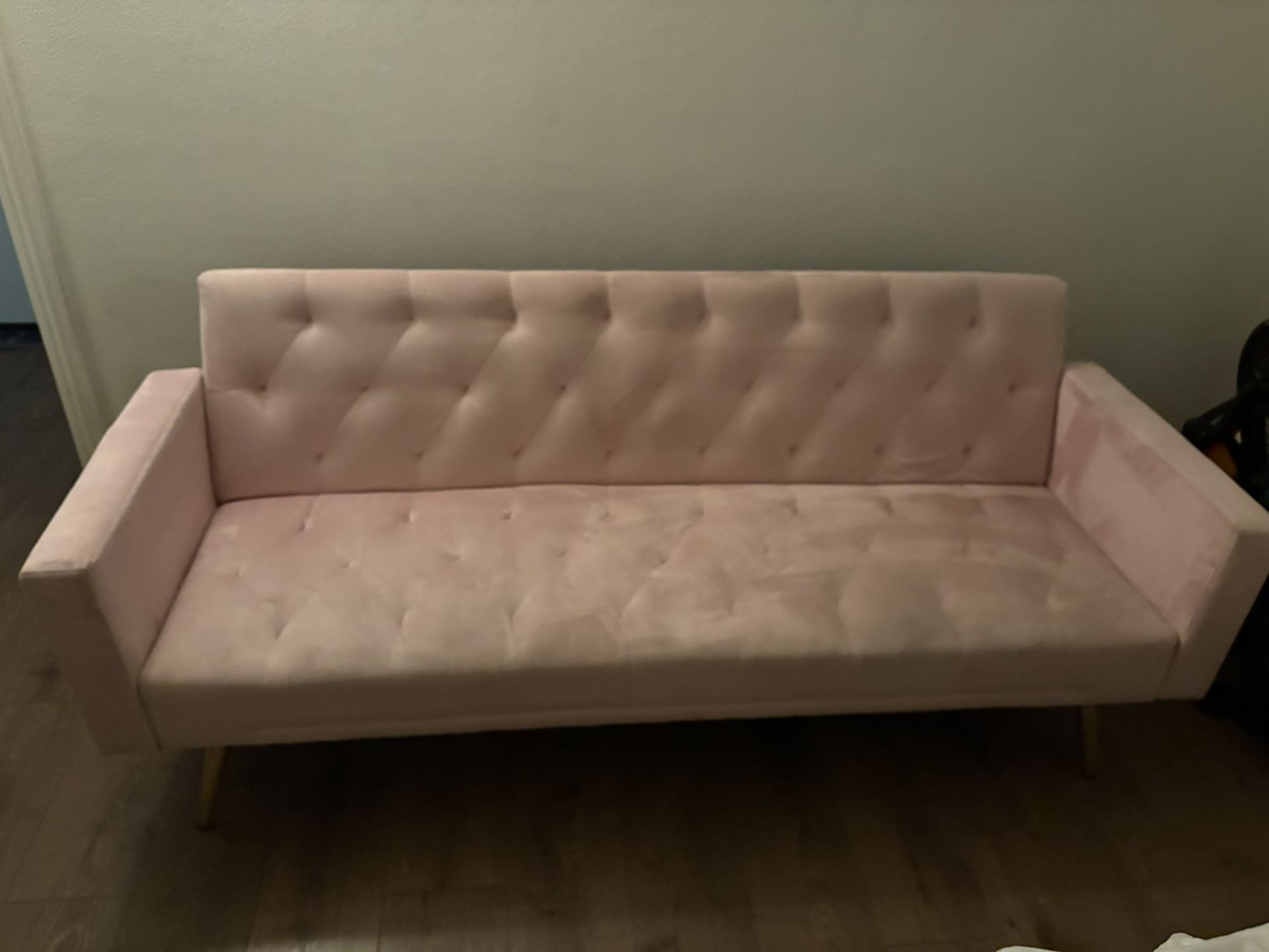 Velvet Pink Couch
