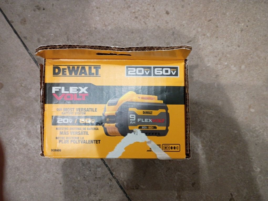 Brand New DeWalt Flex Volt 9 Ah Battery 
