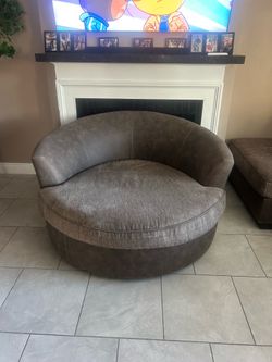 Cushion Sofa Big Swivel Chair