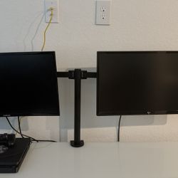 Dual Monitor T Shape Mount Set Up *bundle*