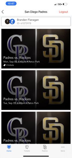 Padres Rockies September 18 Bogaerts Giveaway!