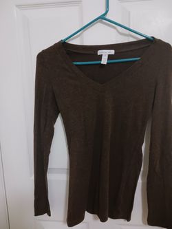 Long Sleeve V Neck Shirt