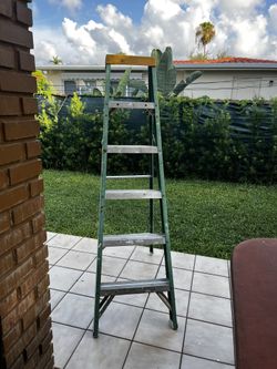 Ladder 6ft. DAVIDSON…SEE ALL PICTURES…AS IS…$45