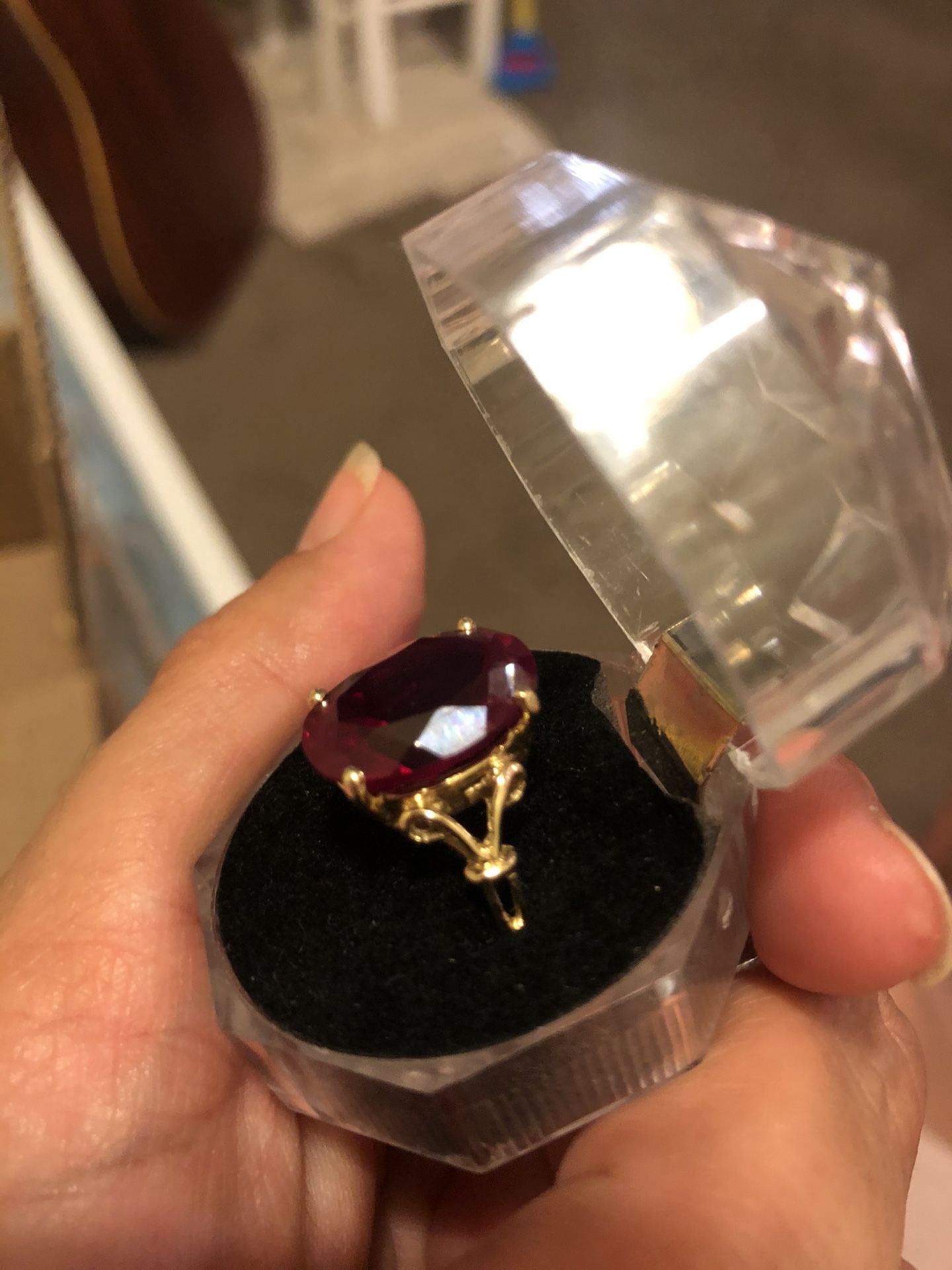 Holiday 14k Gold Ruby Ring