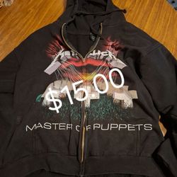Men's XL $15.00 Metallica  hoodie