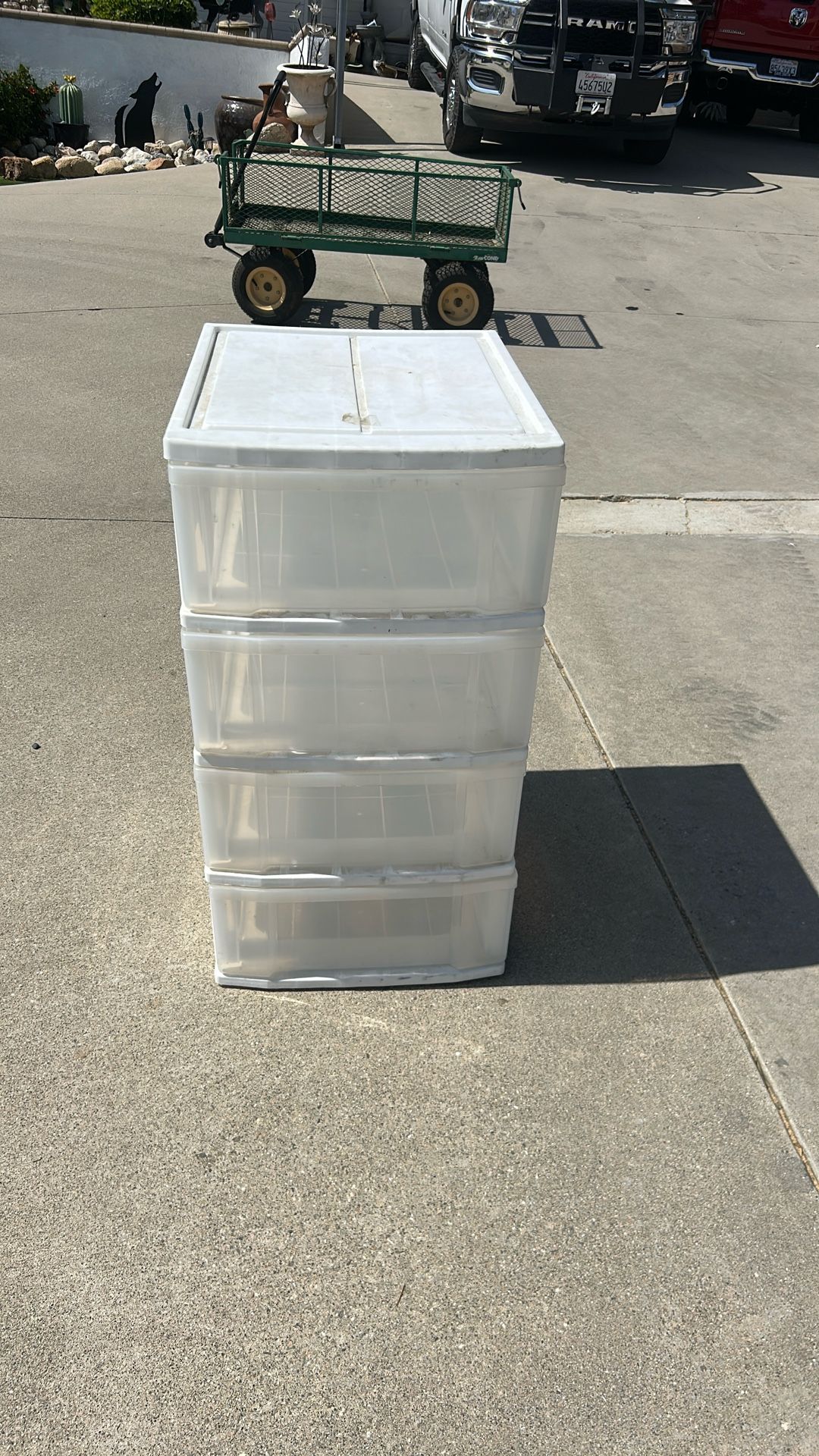 4 Drawer Storage Cabinet