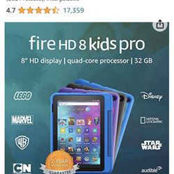 Fire HD8 Kids Tablet (NIB)