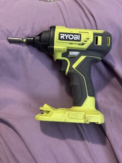 Ryobi ONE+ cordless impact driver. Bare tool (battery not included). Never used / excellent condition. Works with Ryobi 18V ONE+ batteries. Pickup ava
