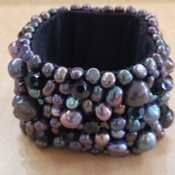 Bracelet Mixed Size And Color Pearls