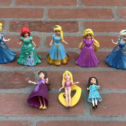 Polly Pocket Princess Clip On Dolls 