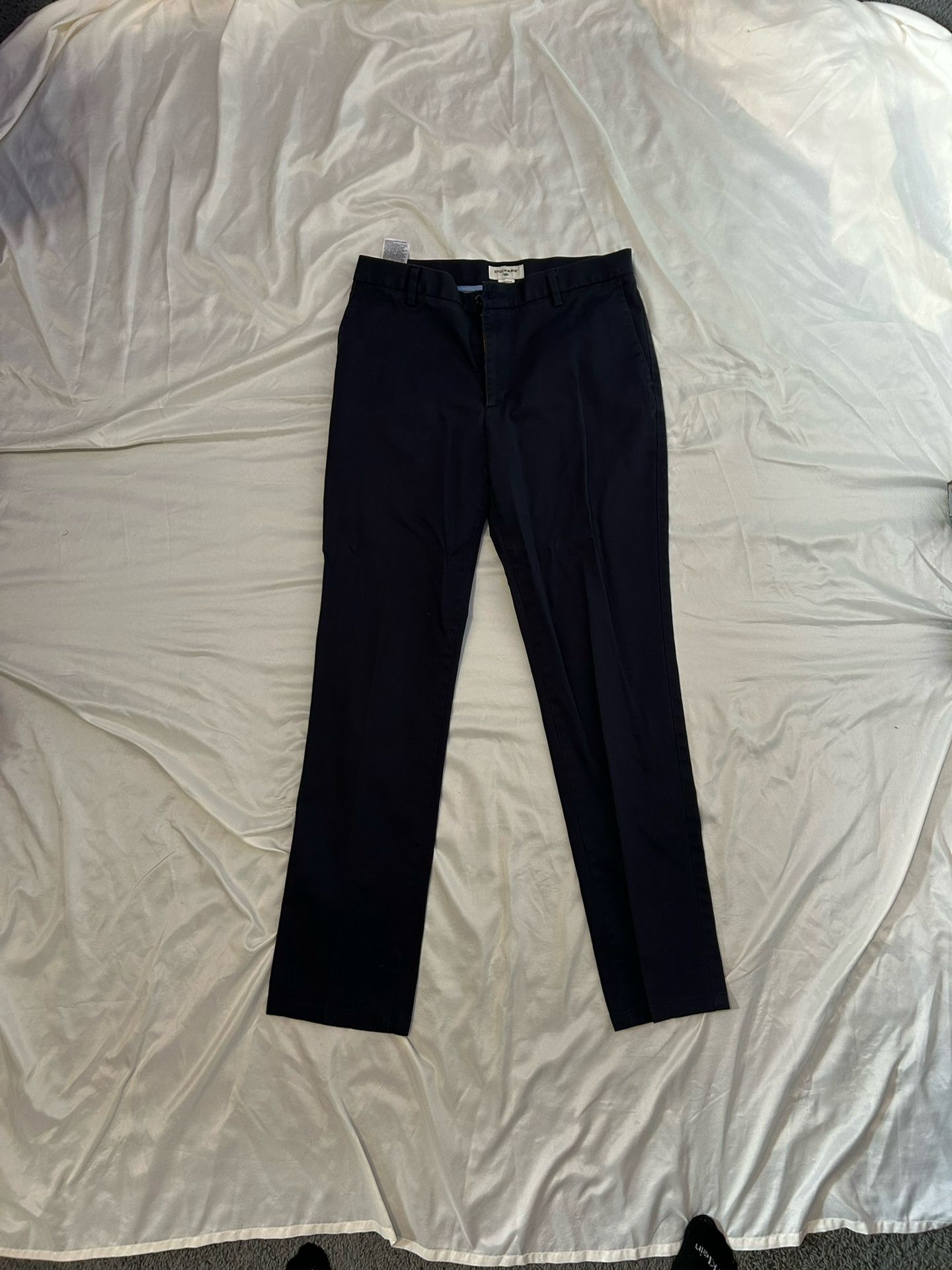 Dockers Men’s Athletic Fit Chino Pants – Navy Blue (W32 L34)
