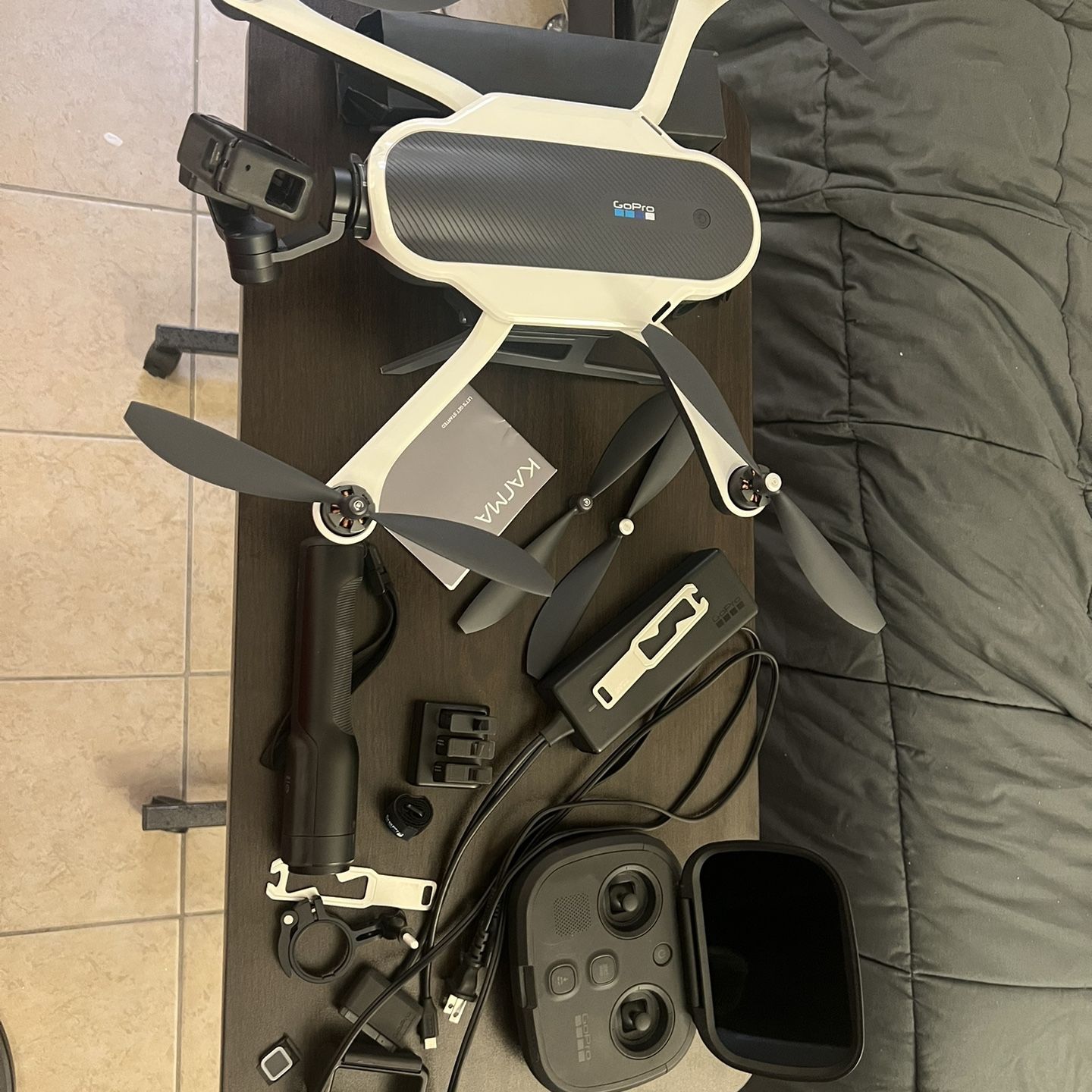 Karma GoPro Drone With Backpack Carrying Case And stabilizer (gopro Not Included ) Compatible With GoPro Hero 5,6,7 Black