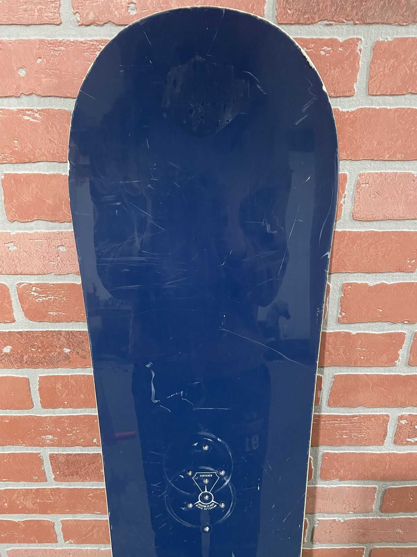 Wide Burton Snowboard
