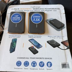 MagSafe Magnetic Wireless Power Bank 2-Pack