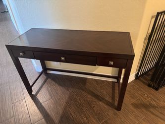 Solid Wood Console Table / Writing Desk – $125 OBO